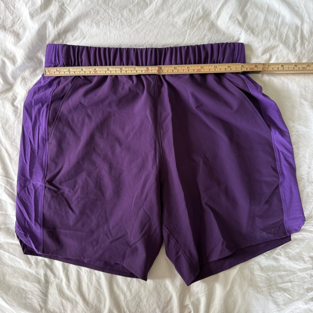 Outdoor Voices Lined Purple Shorts - Medium - Picture 6 of 7
